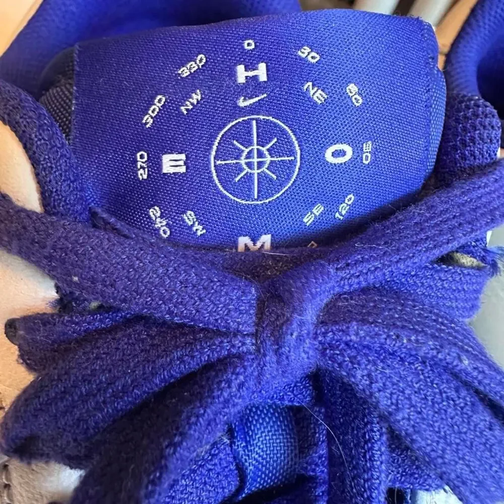 Nike Men's Blue and White Trainers